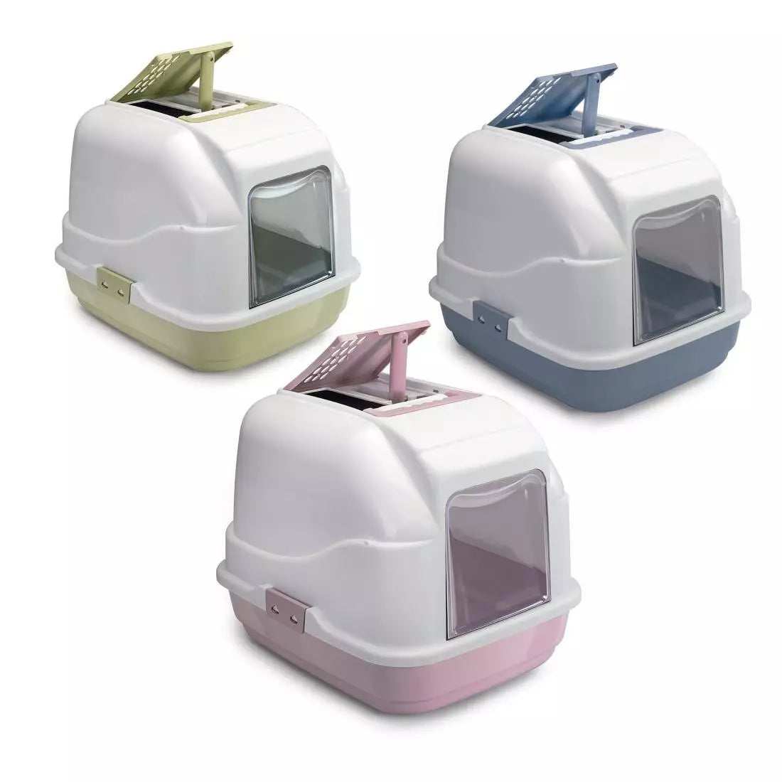 IMAC Easy Lettiera Toilette per Gatti Chiusa con Filtro IMAC Easy Lettiera Toilette per Gatti Chiusa con Filtro